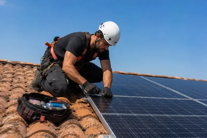 Maintenance et monitoring de panneaux solaires à Maucor