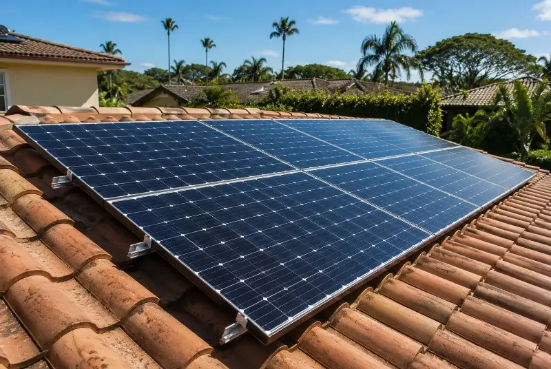 Installation de panneaux solaires à Maucor